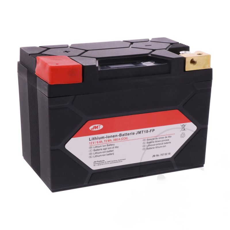 Batterie Moto JMT18-FP JMT Lithium-Ion avec indicateur