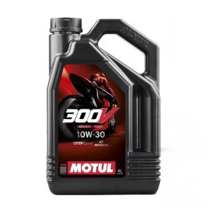 Huile moto Motul 10W30 300 V Factory Line Road Racing 4L