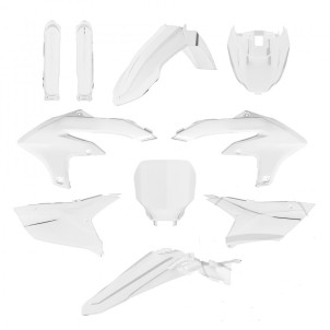 Kit plastique complet Polisport Blanc Yamaha YZ 250F (2024-25)